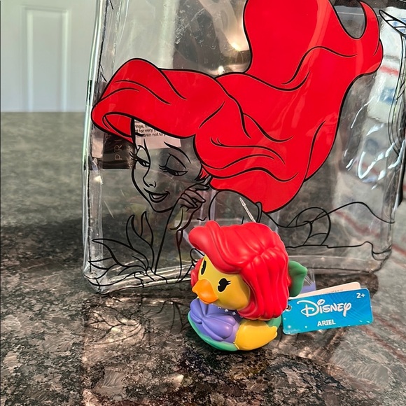 Disney Ariel Bundle: Cosmetic Pouch & Rubber Ducky Combo Set - Picture 8 of 15